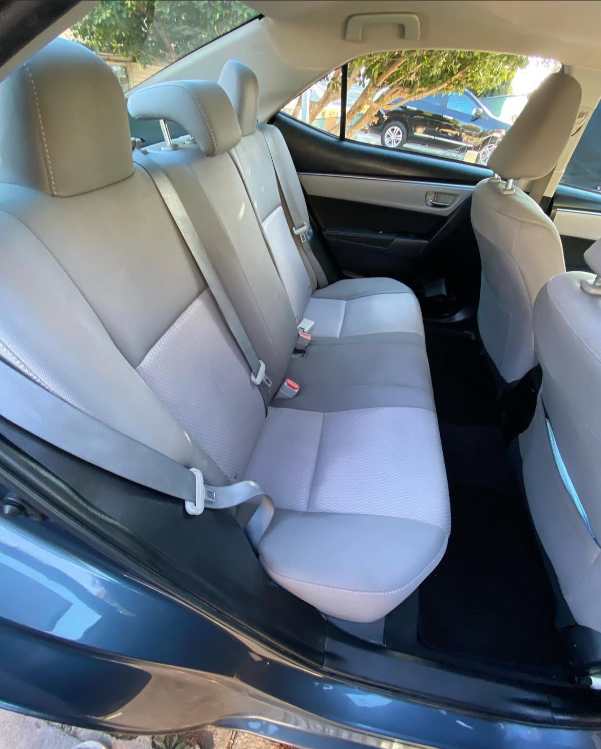 Clean car interior after detailing